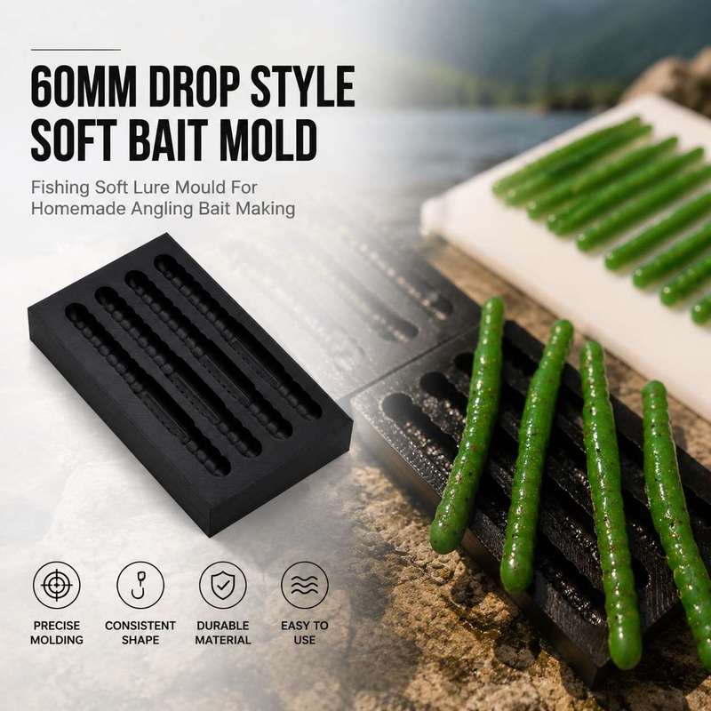 Fishing Lure Kit - Cetakan Umpan Pancing Lunak Tipe Drop