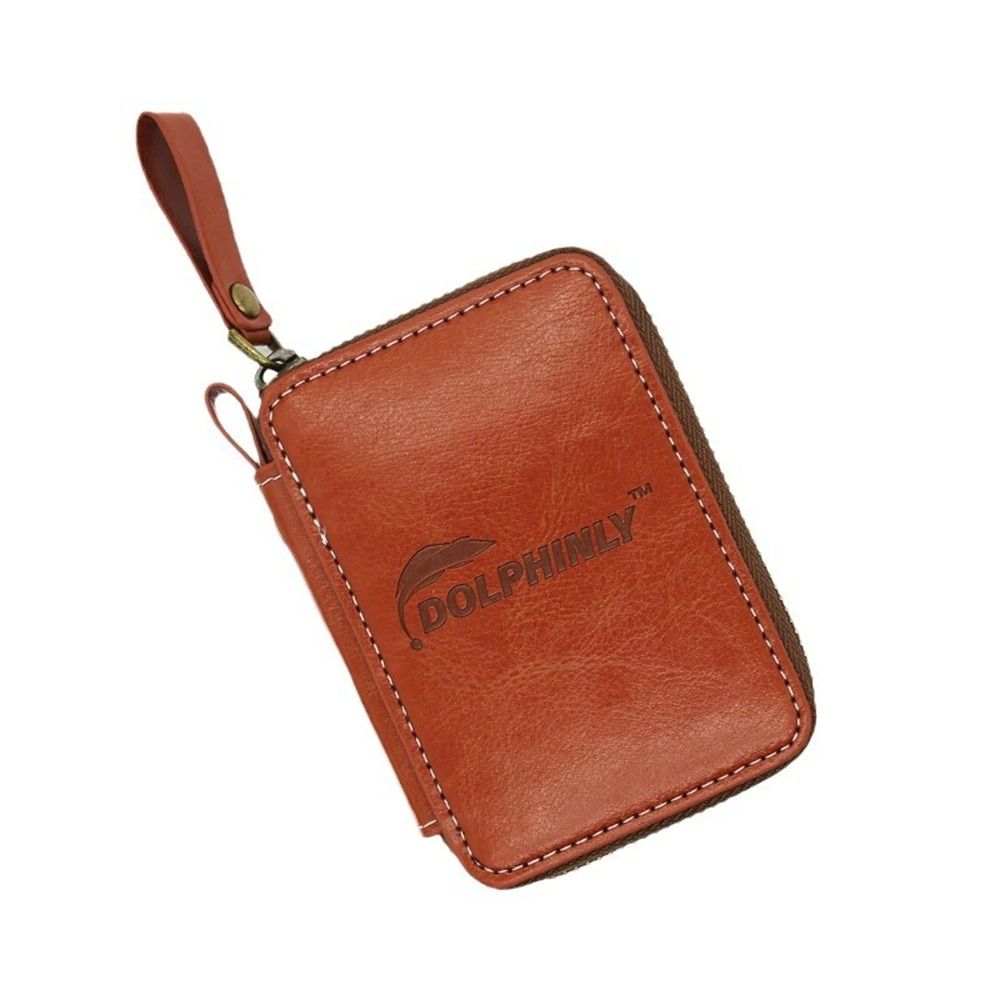 Tas Dompet Umpan Pancing Kulit - Fishing Lure Spinner ulasan dan harga