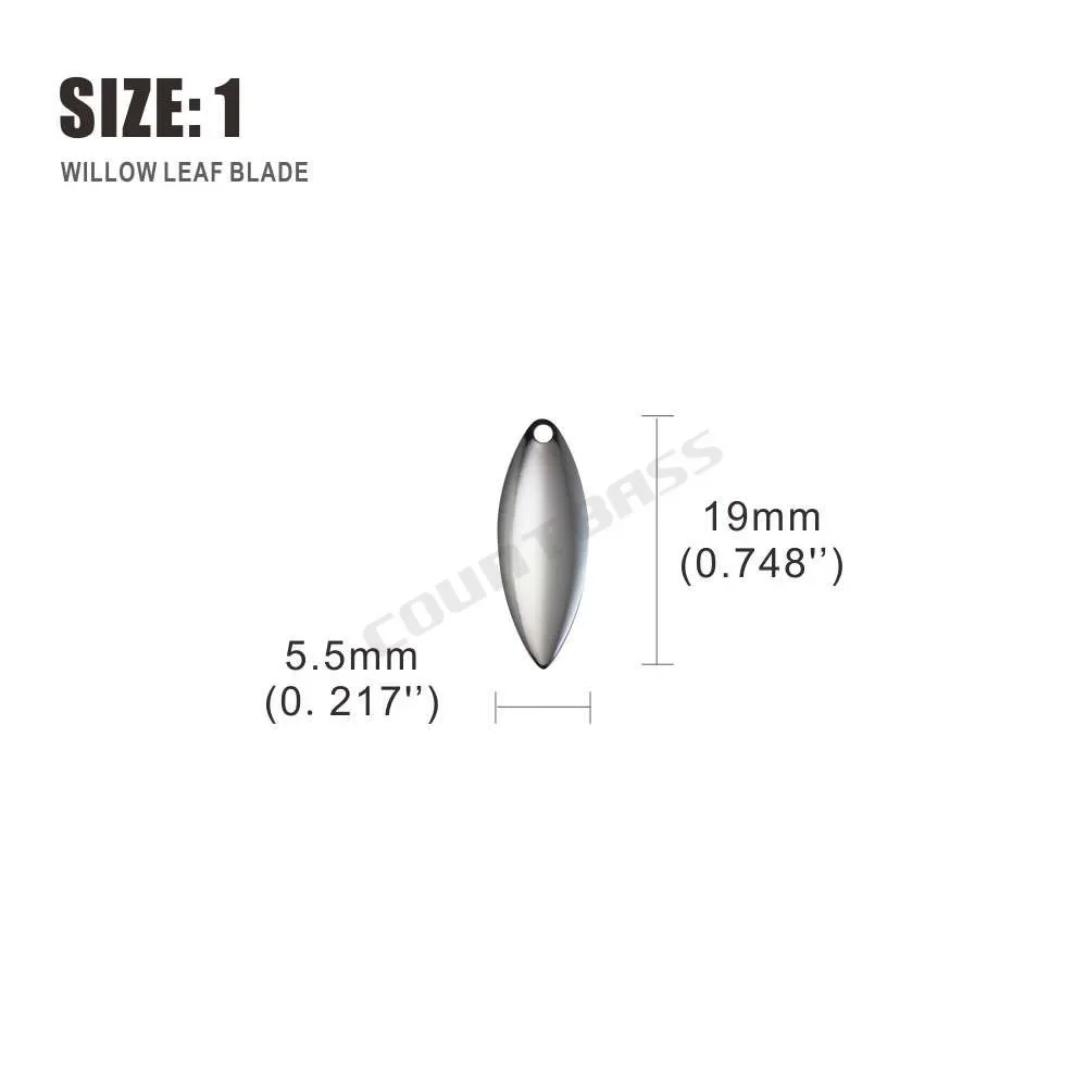 Countbass 50 buah ukuran 1-6 n - Fishing Lure Spinner ulasan dan harga