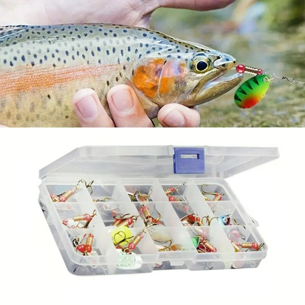 30pcs Umpan Pancing Spoon Spin - Fishing Lure Spinner ulasan dan harga